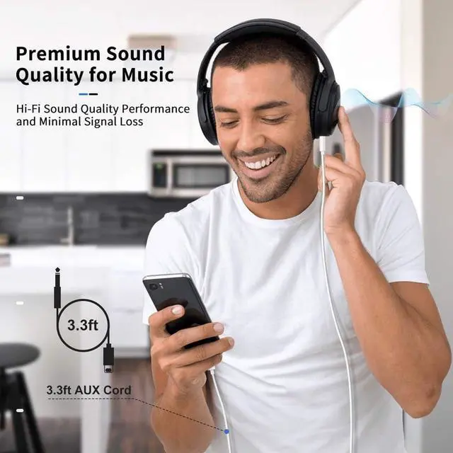 Alt view image 6 of 7 - [ MFi Certified] Aux Cord for iPhone 3.5mm Aux Cable for Car Compatible with iPhone 14 13 12 11 XS XR X 8 7 6 iPad iPod for Car Home Stereo Speaker Headphone Support All iOS Version