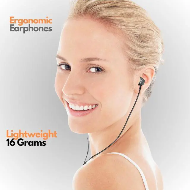 Alt view image 4 of 7 - Betron BS10 Earphones Wired Headphones in Ear Noise Isolating Earbuds with Microphone and Volume Control Powerful Bass Driven Sound, 12mm Large Drivers, Ergonomic Design