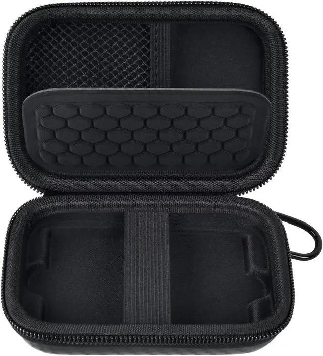 Main image of Carrying Case Compatible with SAMSUNG T9 Portable SSD 4TB 2TB 1TB USB External Solid State Hard Drive Storage Holder Bag Cover Fits for USB Cable-Full Black(Box Only)