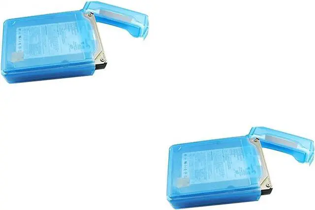 Main image of 2pcs anti-static disk Hard Drive Bags pp hard drive bag Disk Protective Boxes HDD Enclosure 3.5 inch HDD storage case Desktop SSD Box anti-stress Hard Drive Storage Case