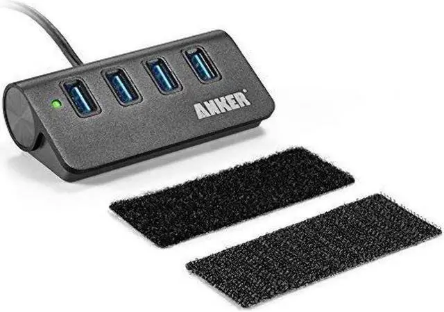 Alt view image 2 of 5 - 4-Port USB 3.0 Unibody Aluminum Portable Data Hub with 2ft USB 3.0 Cable for Macbook Mac Pro / mini iMac XPS Surface Pro Notebook PC USB Flash Drives Mobile HDD and More