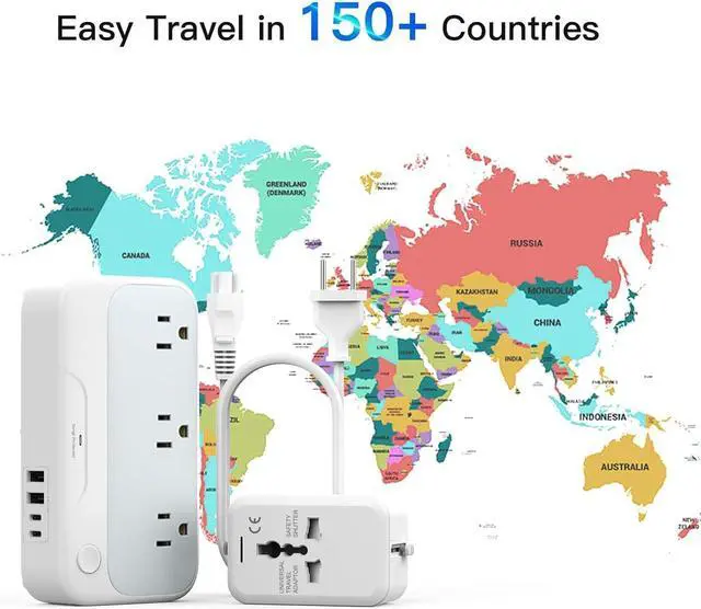 Alt view image 2 of 7 - Universal Voltage Converter us to Europe, 220v to 110v Power Travel Converter Combo, 250W Step Down European Adapter 220 to 110 for UK Italy, Transformer European Travel Plug for Curly Hair Stick