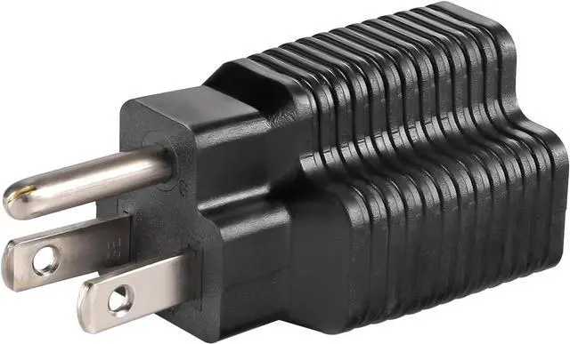 Alt view image 3 of 6 - [4-in-1] NEMA 5-15R to 5-15P 5-20P 6-15P 6-20P Adapter 15 Amp Household Plug to 20 Amp T-Blade Female Adapter 15 Amp Male to 20 Amp Female Plug Outlet 3 Prong Household T-Blade Adapter (1)