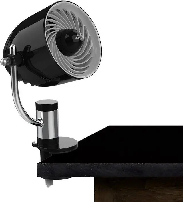 Main image of PIVOTC Personal Air Circulator Fan with Multi-Surface Clip Black (CR1-0387-06)