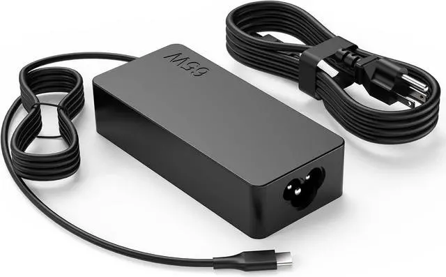 Main image of USB C Laptop Charger 65w 45w fit for  ThinkPad/Chromebook/Yoga HP    Google  Chromebook Latitude xps 13 Series Fast Charging Type C AC Adapter Power Cord Supply