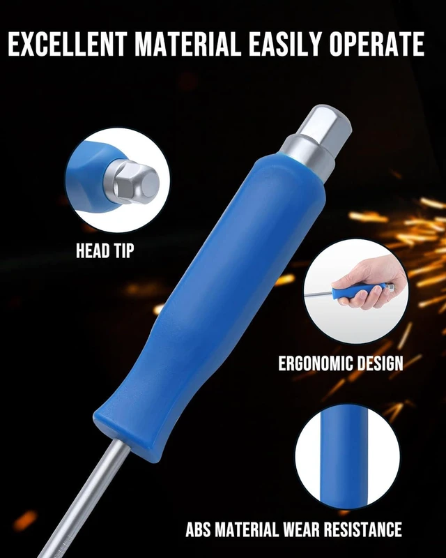 Alt view image 4 of 7 - 12-Piece Screw Driver Set Heavy Duty
