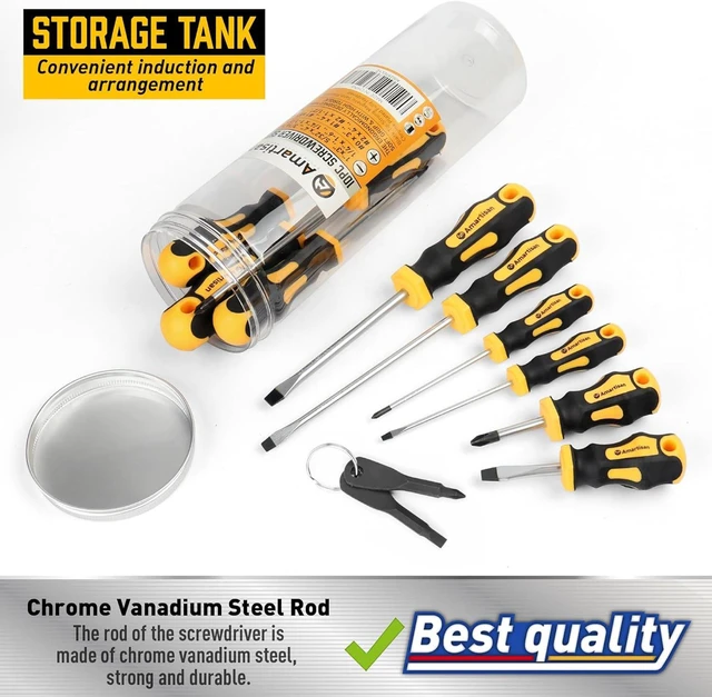 Alt view image 4 of 7 - 10-Piece Magnetic Screwdrivers Set