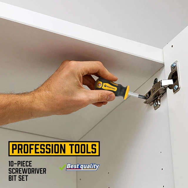 Alt view image 6 of 7 - 10-Piece Magnetic Screwdrivers Set
