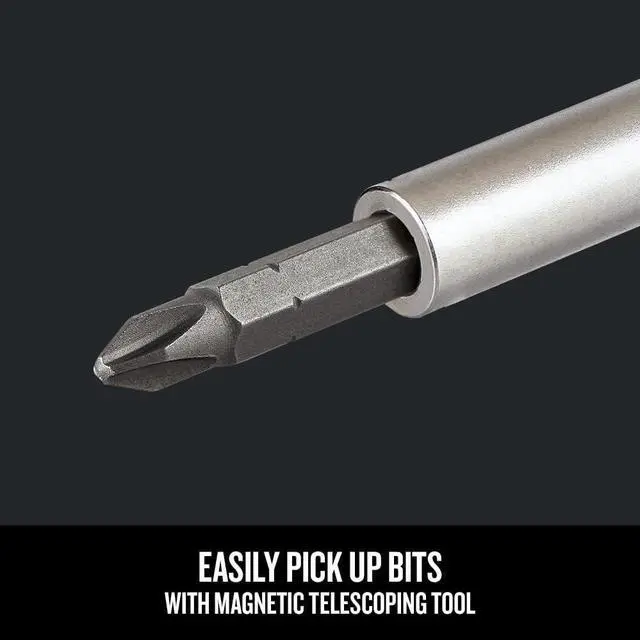 Alt view image 6 of 7 - Ratcheting Screwdriver Multibit Set 26-Piece (CMHT68001)