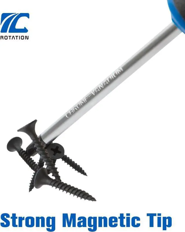 Alt view image 4 of 7 - SUNHZMCKP 8 in 1 Screwdriver Portable multi-purpose screwdriver setHigh-Strength Bits Phillips Slotted TorxSuitable for outdoor and daily repair tools Practical hand tools