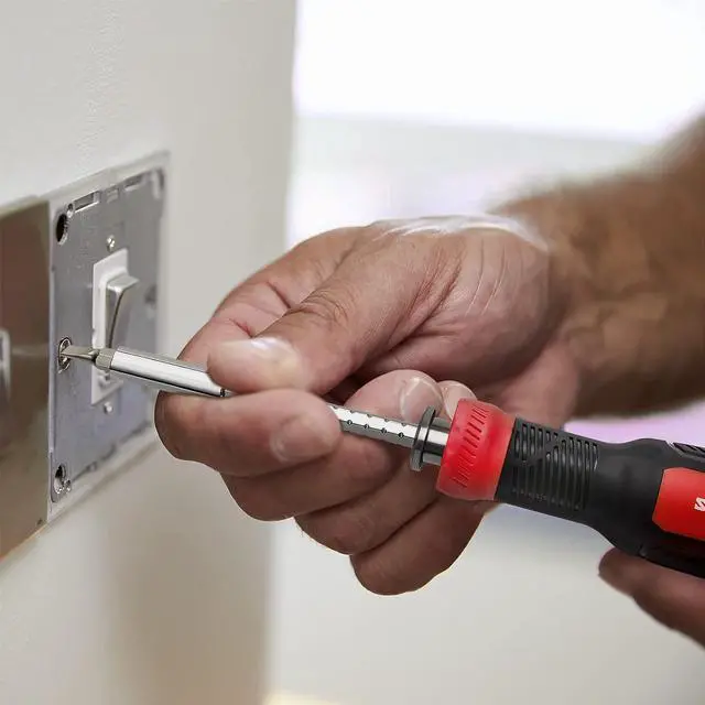 Alt view image 6 of 7 - SHARDEN Multi Screwdriver 13-in-1 Screw Driver Adjustable Screwdriver Set Multitool All in One with Torx Security Flat Head Phillips Hex Square and 1/4 Nut Driver