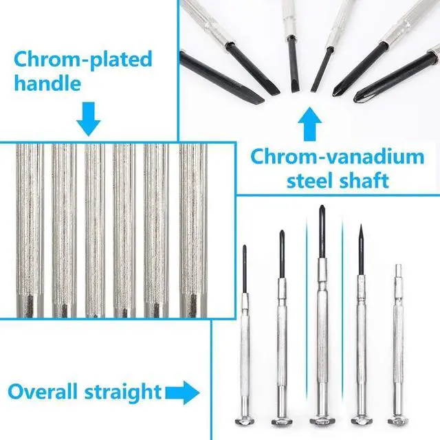 Alt view image 3 of 7 - 11PCS Mini Precision Screwdriver Set Small Screwdriver Set for Electronics Toys Computer Watch Repair