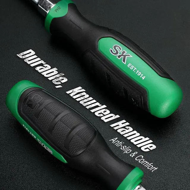 Alt view image 6 of 7 - 5-Piece Phillips Screwdriver Set Magnetic Screwdriver Set S2 Steel SureGrip Handle