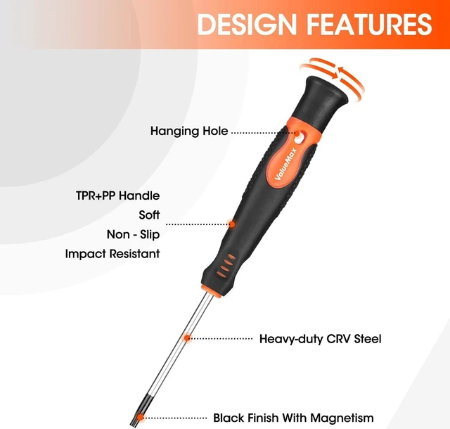 Alt view image 6 of 7 - 126-PC Magnetic Screwdriver Set with Plastic Racking Organizer Magnetizer Demagnetizer DIY Tools & Equipment for Men Women Mechanic Herramientas Tool Bit Kit Home Improvement Gift