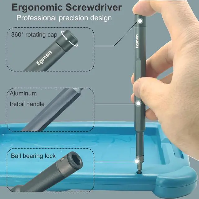 Alt view image 5 of 7 - Precision Screwdriver Set 49 in 1 Small Screwdriver Set Magnetic Mini Screw Driver Set with Case Repair Tools Kit for PC Computer Electronic Glasses MacBook PS5 PS4 Watch Tablet Xbox