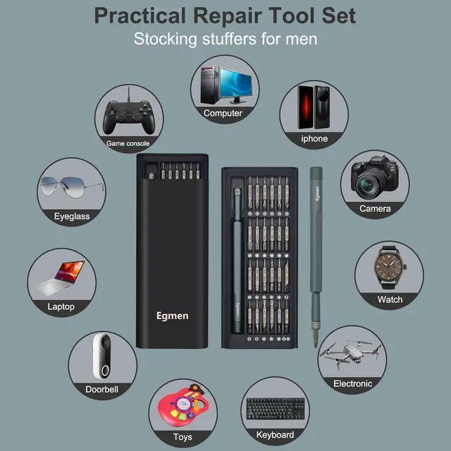 Alt view image 6 of 7 - Precision Screwdriver Set 49 in 1 Small Screwdriver Set Magnetic Mini Screw Driver Set with Case Repair Tools Kit for PC Computer Electronic Glasses MacBook PS5 PS4 Watch Tablet Xbox