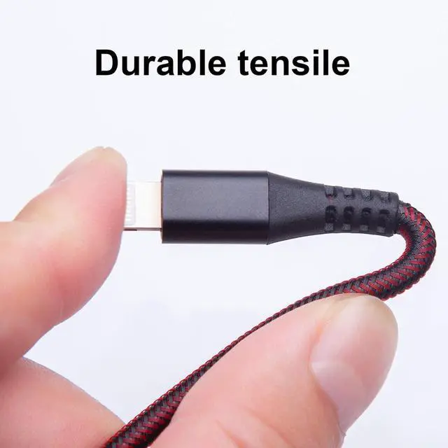 Alt view image 4 of 6 - 2Pack for iPhone Charger Cable 10 Ft Long Lightning for  Charging Cord 10ft for iPhone 14/13/12/11 Pro/X/Xs Max/XR/8 Plus/7/6/5/SE for IPad USB Charge Wire 10 Foot