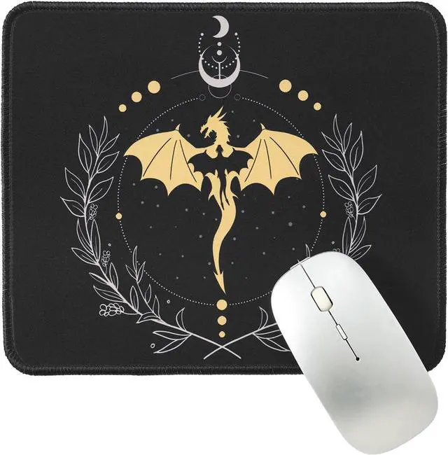 Alt view image 2 of 7 - Dragon Mouse Pad Cute and Cool Square Mousepad 9.5 X 7.9 Inch Waterproof Non-Slip Rubber Mouse Pad for Home Office for Wireless Mouse Gaming Mouse Pads. (dragon2)