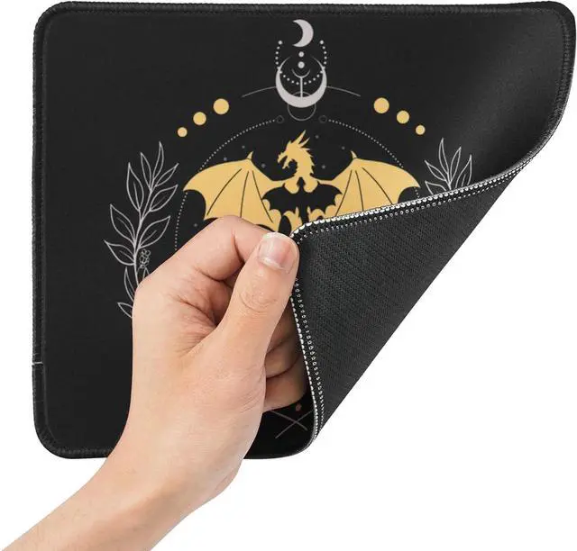 Alt view image 4 of 7 - Dragon Mouse Pad Cute and Cool Square Mousepad 9.5 X 7.9 Inch Waterproof Non-Slip Rubber Mouse Pad for Home Office for Wireless Mouse Gaming Mouse Pads. (dragon2)