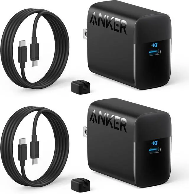 Main image of 45W USB C Charger Block PPS Fast Charger with USB-C Cable for iPhone 16/15 and More Series iPad Galaxy S24 Ultra (2-Pack 5 ft Cable Included)