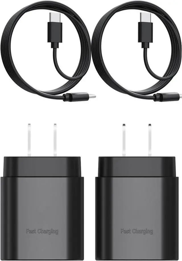Main image of USB C Charger Fast Charging Block Type-C Power Adapter. The Mobile Phone Charger is Suitable for  Galaxy S25/S24 S23 S22 S21 Ultra/S20/S20 Ultra/Note 20 Ultra Android (Black)