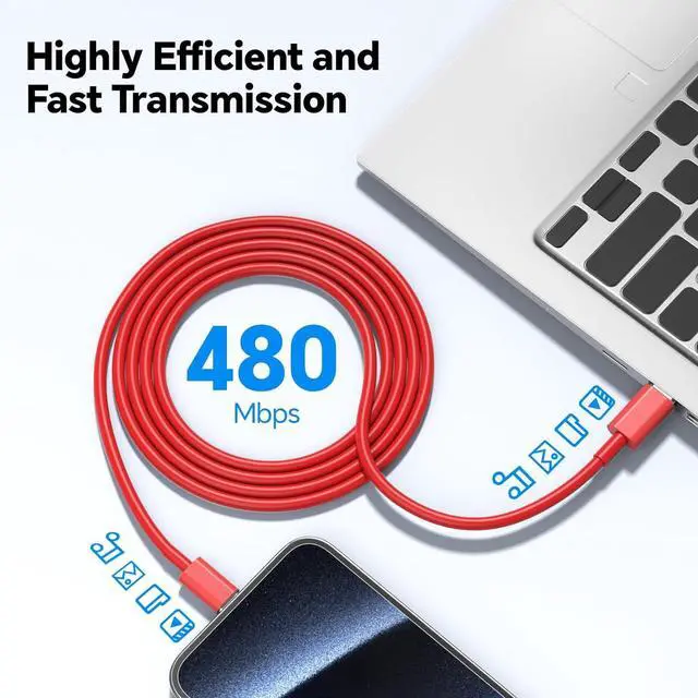 Alt view image 6 of 7 - 20W USB C Wall Charger Block Compatibile with Phone 15 16 Pro Charger Fast Charging with 10FT Long Type C Cable for Phone16/15 Pro Max 16Plus 15Plus I-Pad/Pad Pro/Air/Samsumg and More(Purple Red)