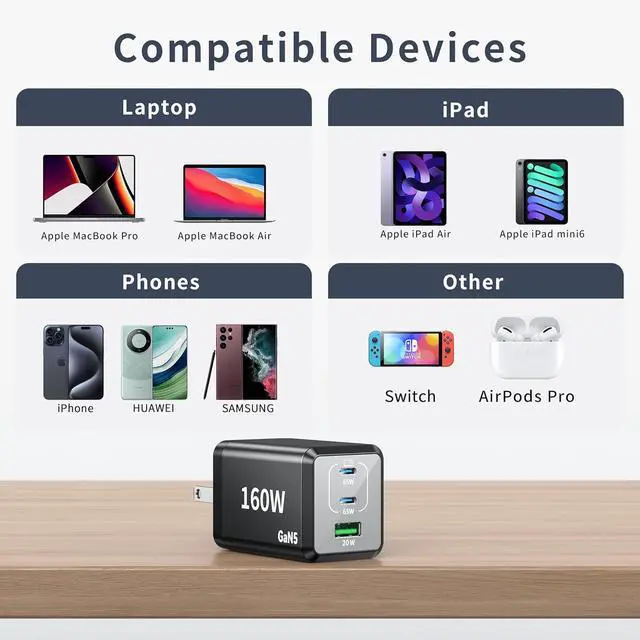 Alt view image 4 of 7 - Original Laptop Charger Power Adapter 18.5V 3.5A 4.81.7mm 65W Compatible for HP Compaq 6720s 500 510 520 530 540 550 620 625 G3000 with US Cable