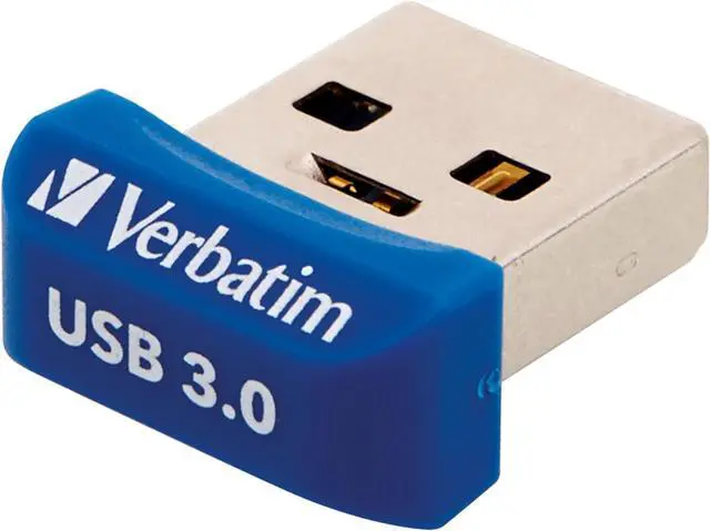 Alt view image 7 of 7 - 32GB Store n Stay Nano USB 3.2 Gen 1 Flash Drive Snag-free Low Profile Thumb Drive - Blue