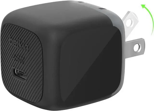 Main image of USB C Charger Block 45W - PD3.1 PPS Fast Charging for  Galaxy S25 S24 S23 S22  iPhone 16 iPhone 15/14/13 Plus Pro Pro Max Google Pixel 9 Nintendo Switch etc - Black