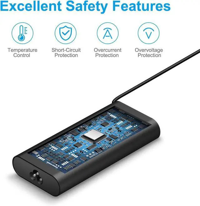 Alt view image 3 of 7 - Charger Compatible with  Laptop Computer 130W 90W 65W 45W USB C Fast Power Adapter