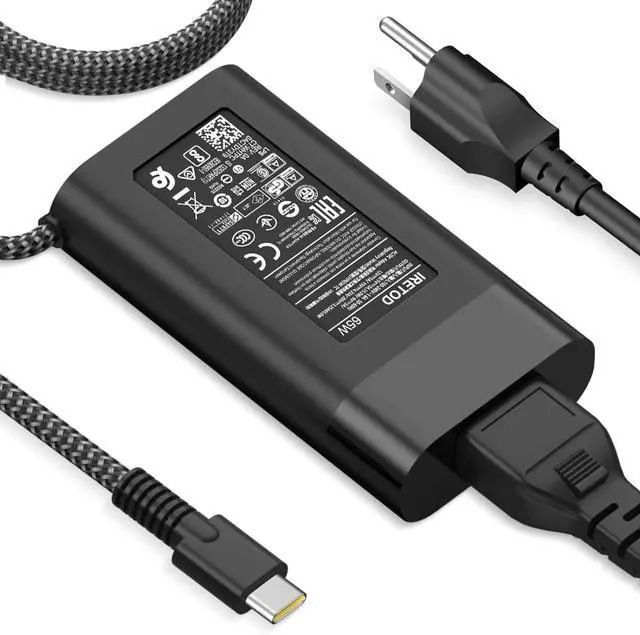 Main image of Charger for HP Laptop Computer 65W 45W USB C Fast Power Adapter New Slim Type C Power Cord ?