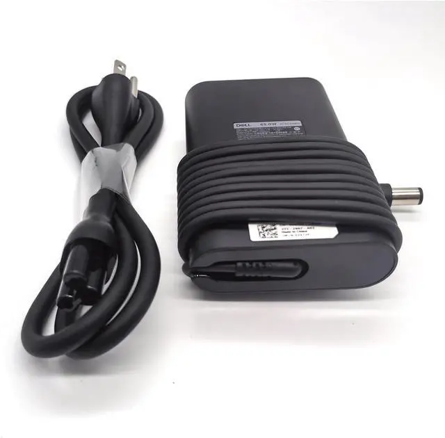 Alt view image 4 of 6 - Original 65W AC Adapter Charger 7.4mm Tip for  Latitude 5580 5490 7490 5400 5500 5480 5590 7480 5290 5491 7290 5491 5285 5289 5488 5591 E6420 E7470 E5440 E7440 E7450 E6430 E5470 More Laptop Cord