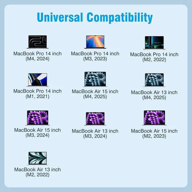 Alt view image 4 of 7 - Charger for MacBook Air 13 15 inch MacBook Pro 14 inch 2025 2024 2023 2022 2021 M4 M3 M2 M1 70W USB C Power Adapter 6.6FT USB C to 3 Braided Cable with LED Powerful Connect Original Quality