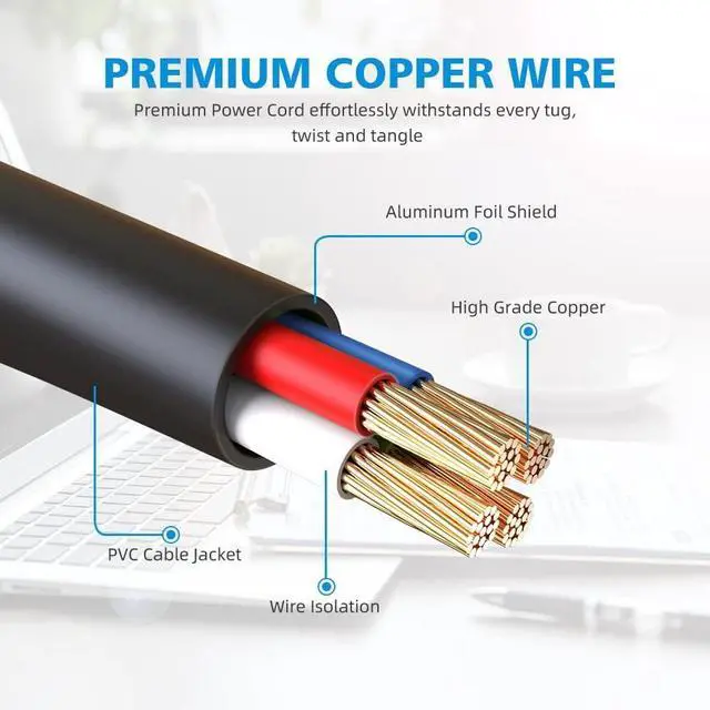 Alt view image 4 of 7 - Powseed 65W Universal Laptop Charger for Dell HP Asus Acer Samsung Toshiba Lenovo IBM Sony Gateway Notebook Ultrabook Chromebook, DC Output 18.5V 19V 19.5V 20V Power Adapter Supply Cord 65W