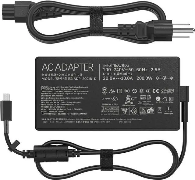 Main image of 200W Laptop Charger for  ROG Zephyrus G16 GU605 GU605MI GU605CM GU605CP GA605 GA605WV GA605WI GA605WV  TUF Gaming A14 FA401WV FA401UV FA401UU ProArt Copilot+ PC P16 H7606 PX13 HN7306