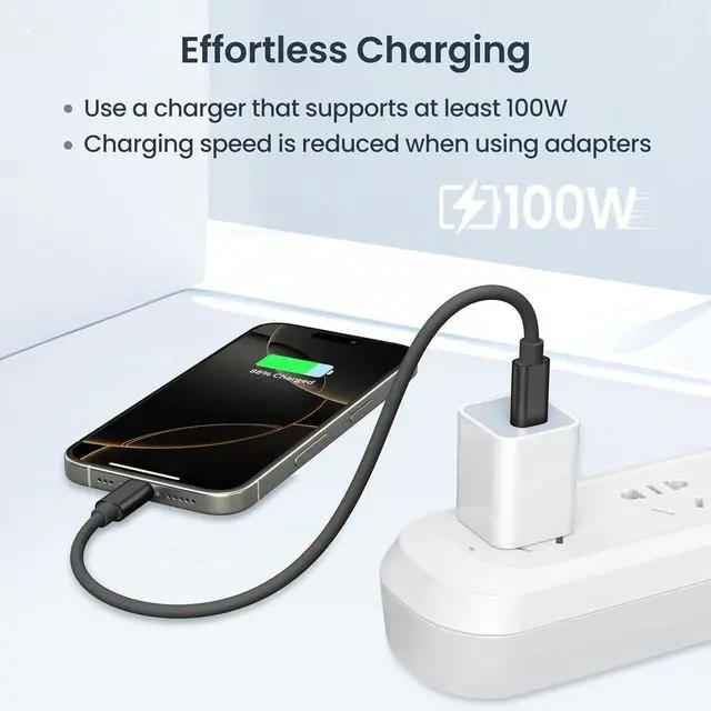 Alt view image 6 of 7 - USB Charging Adapter Kit Box USB to USBC Adapter Set Type C to USB 3.0 OTG iOS Micro Multi Portable Converter Case with 1Ft 100W Charger Cable for iPhone 16 15 Max Pro  Galaxy S25 Plus