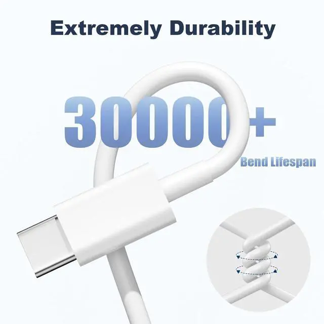 Alt view image 4 of 7 - Car Carplay Cable for iPhone 16 15 Pro Max 16 Plus 3FT USB A to USB C Cord for iPad 10th Gen Pro Air 5th 4th Mini 6th Gen Car Charging Cable