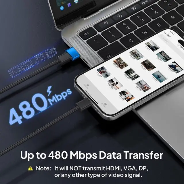 Alt view image 3 of 7 - USB to USB C Adapter 3 Pack Type C Female to A Male Car Charger USBC Block Converter for iPhone 16 16e 15 14 13 Pro Max Plus  Watch 10 Airpods 4 iPad 9 Air 6  Galaxy S25 A54