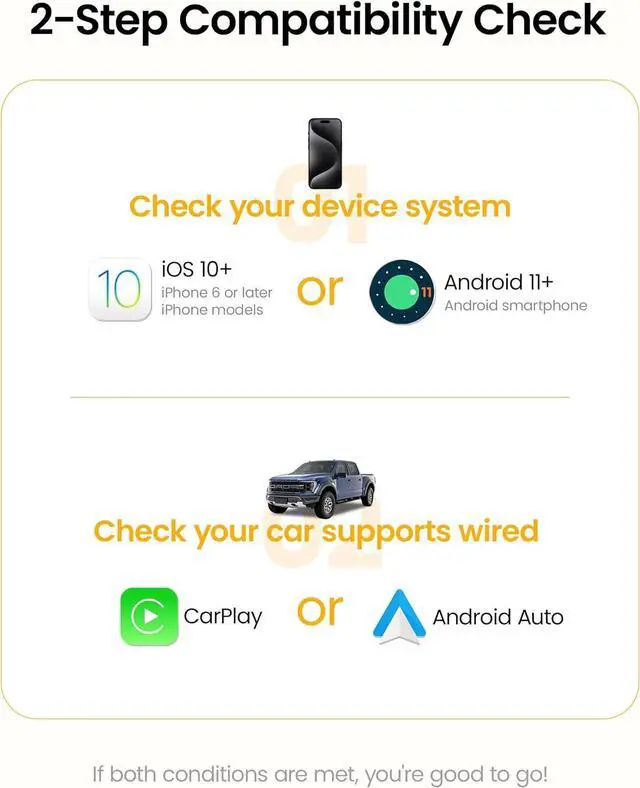 Alt view image 7 of 7 - Wireless CarPlay Adapter One Click Multi Device Switching Seamless Connection Convert Wired to Wireless carplay Compatible with iOS 10+ Android 11+ 2018 and Later Models