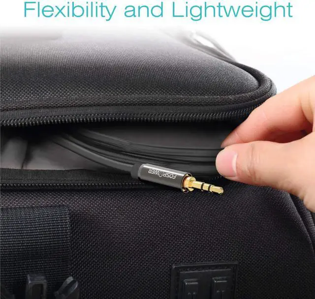 Alt view image 2 of 7 - Audio Cable (10 FT) Stereo Audio 3.5mm Auxiliary Short Cord Male to Male Aux Cable for Car  iPhone iPod iPad  Galaxy HTC LG Google Pixel Tablet & More