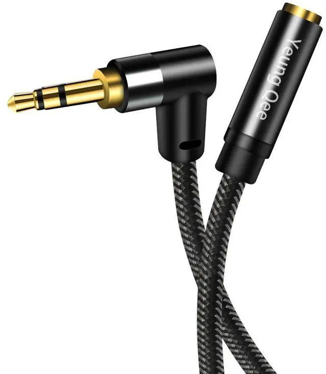 Alt view image 2 of 6 - 3.5mm Male to Female Extension Stereo Audio Cable 10ft Audio Extension Cable AUX Headphone Extension Cable Stereo Jack Cord for Phones Headphones Speakers Tablets PCs and More10 ft/3M