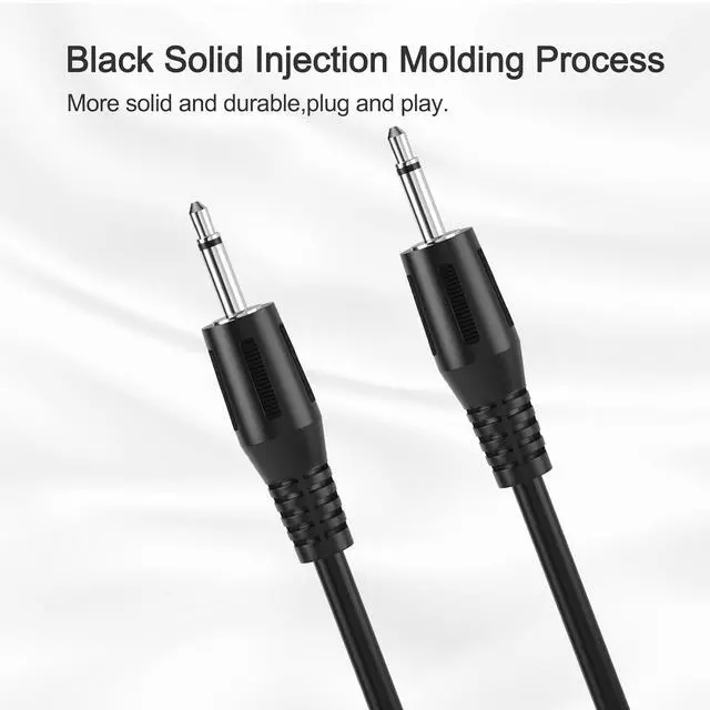Alt view image 2 of 5 - 3.5mm Mono Cable - 12V Trigger IR Infrared Sensor Receiver Extension Extender 3.5mm 1/8 TS Monaural Mini Mono Audio Plug Jack Connector Mono Plug to 3.5mm Male to Male Cord Mono Jack Audio Cable