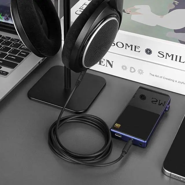 Alt view image 6 of 7 - Geekria Audio Cable Compatible with Sennheiser HD 620S/599/599SE/ 598/598SE/560S/400PRO/579/569/ 550/505 Headphones 3.5mm to 2.5mm Replacement Stereo Cord (5.6ft/1.7m)