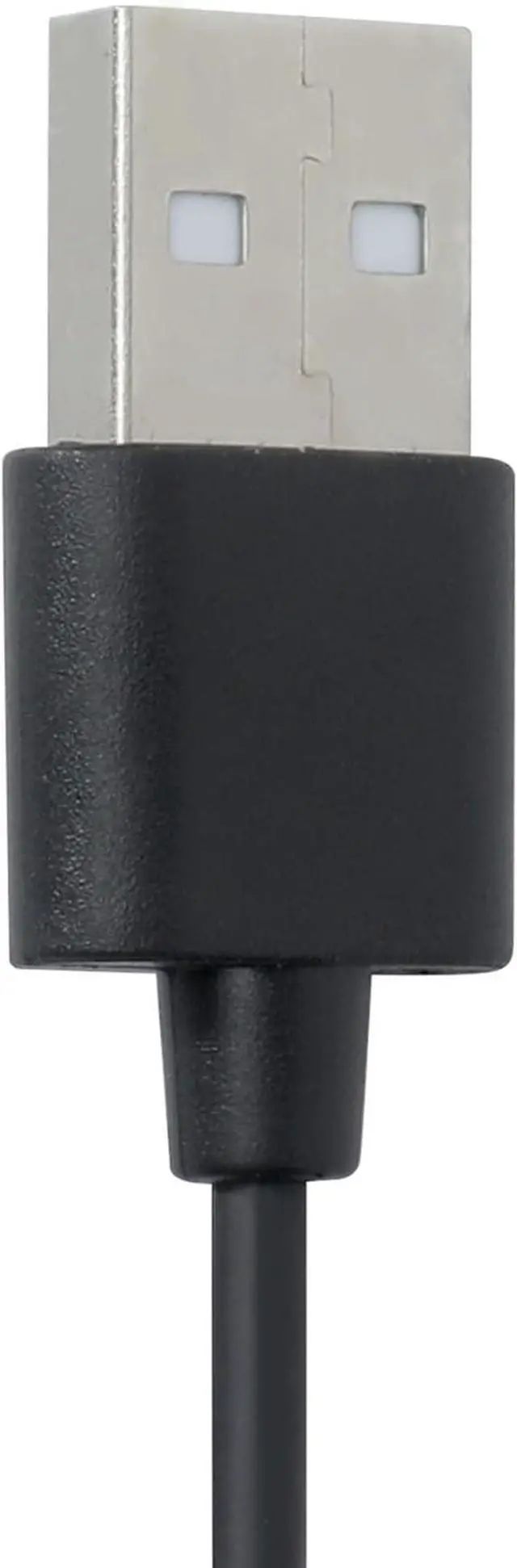 Alt view image 6 of 7 - 3.5mm Male AUX Audio Jack Cable to USB 2.0 Adapter Cord Wireless Bluetooth Headphones Rechargeable Earmuff Replacement Charging Cable Black