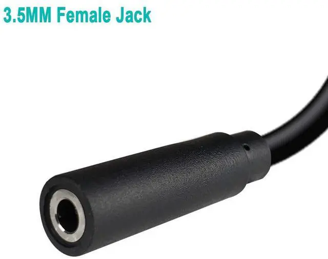 Alt view image 3 of 5 - (3 Pack Replacement 3.5mm Female Jack to Bare Wire Open End TRS 3 Pole Stereo 1/8 3.5mm Jack Plug Connector Audio Cable for Headphone Headset Earphone Cable Repair