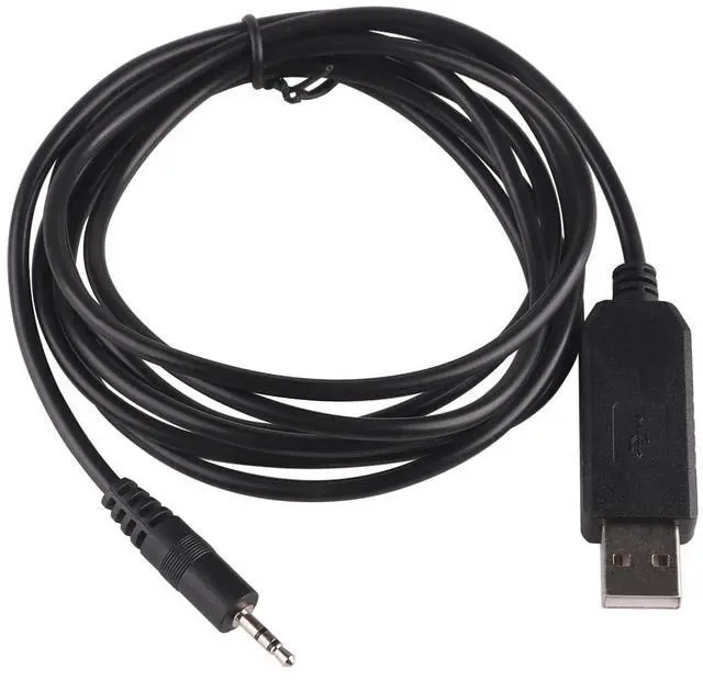Alt view image 7 of 7 - AP9630 AP9631 940-0299A Console Cable for APC Network Management Card P2303GT USB RS232 Serial to 2.5mm TRS Stereo Jack Plug PC Link (6FT)