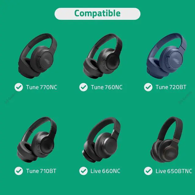 Alt view image 5 of 6 - Geekria Audio Cable Compatible with JBL Tune 770NC/760NC/750BTNC/720BT/710BT/700BT/660NC Live 660NC/650BTNC/500BT Headphones 2.5mm to 3.5mm Replacement Stereo Cord (4 ft/1.2 m)