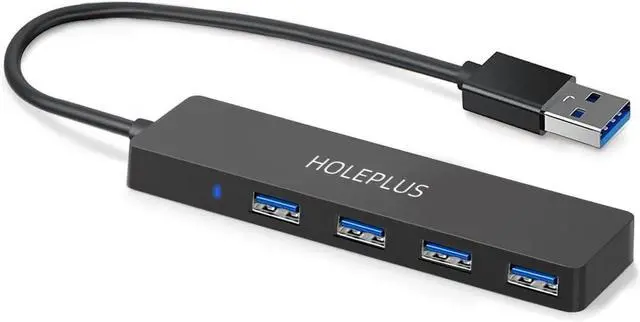 Main image of 4-Port USB 3.0 Hub Ultra-Slim Data USB Hub for MacBook Mac Pro Mac mini iMac Surface Pro XPS PC Flash Drive Mobile HDD (U1 0.59ft)