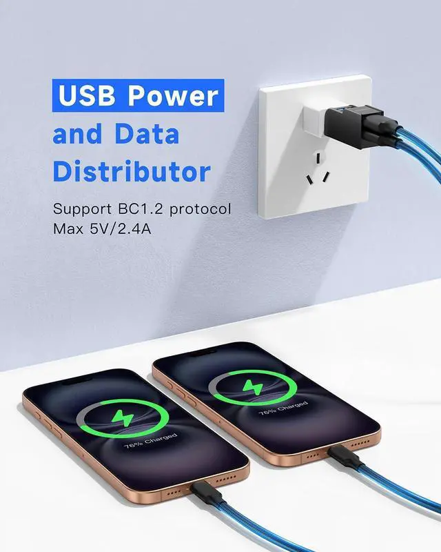 Alt view image 6 of 7 - 3 Ports USB 3.0 Adapter USB Hub with 1 USB 3.0 and 2 USB 2.0 Ports Portable USB Port Splitter for Keyboard Mobile Hard Disk U Disk Camera Mouse etc (Black)
