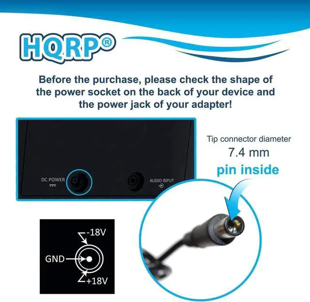 Alt view image 5 of 7 - +/-18V AC Adapter Compatible with  SoundDock Series II 2 Series 3 III 310583-1130 Digital Music System PCS36W-208 293247-006 310583-1200 3105831300 Wireless Speaker Power Supply Cord